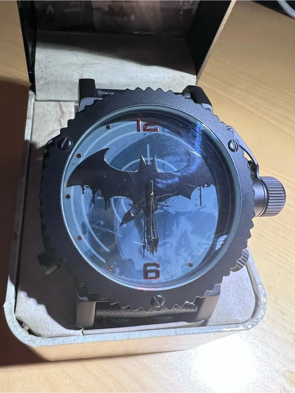 0139: Accutime DC batman Analog men's watch. 50mm